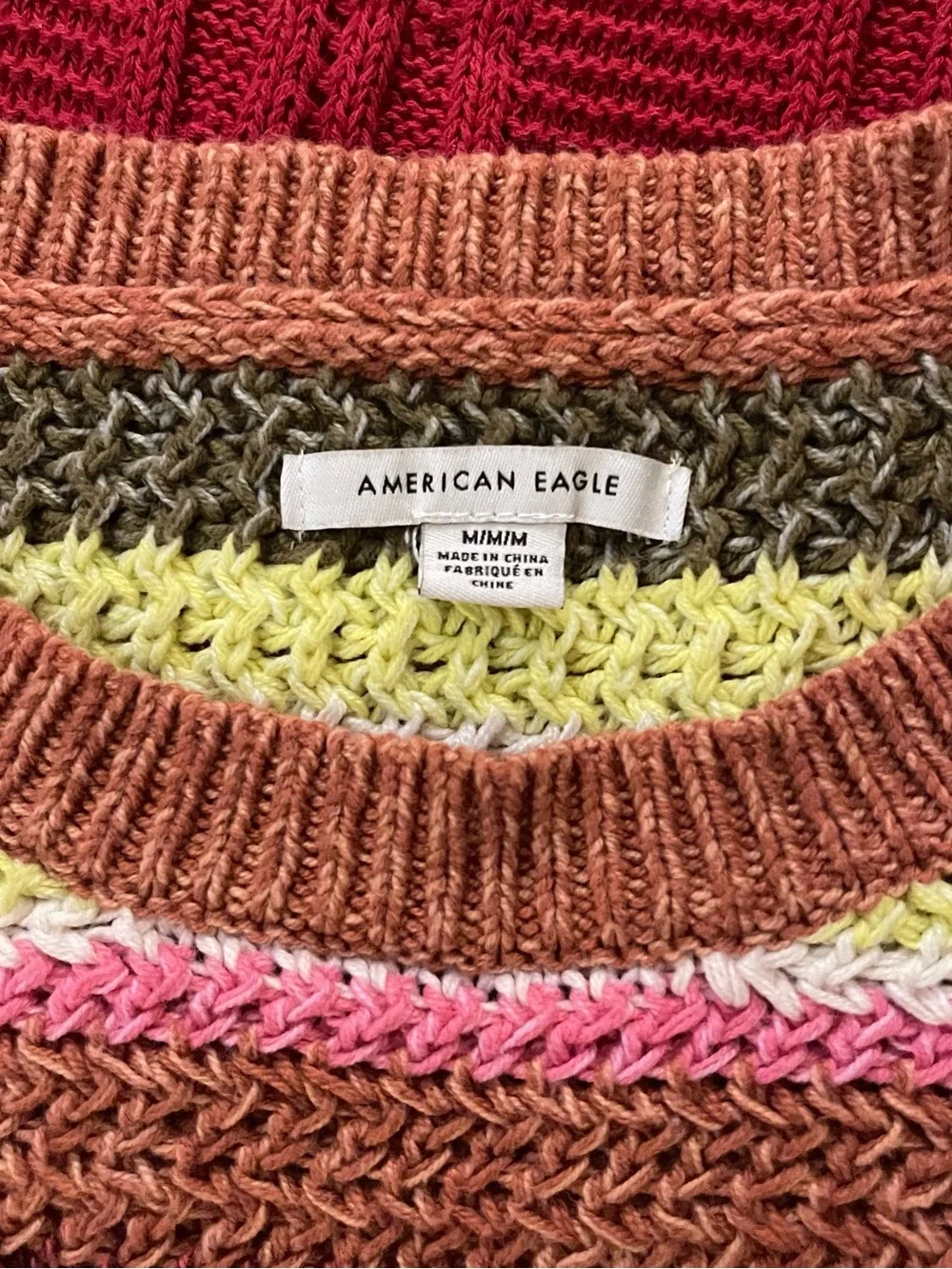 Striped Multicolor Knit Sweater - Women